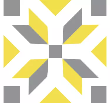 Fliesenaufkleber geometrische anordnung - TenStickers