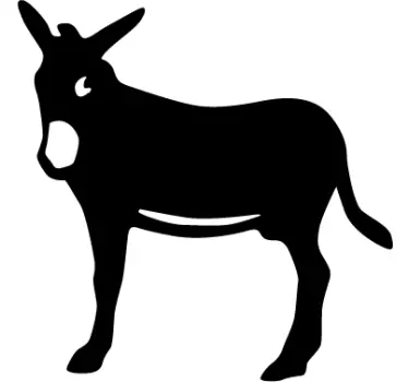 Esel Katalonien Autoaufkleber - TenStickers