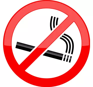Rauchen Verboten Sticker - TenStickers