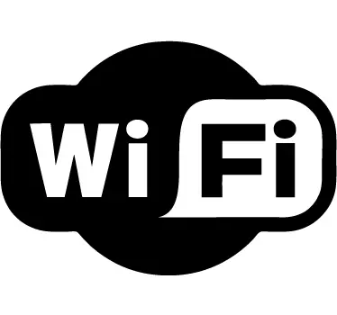 Schaufenster Aufkleber Wifi Logo - TenStickers