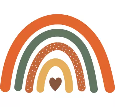 Wandtattoo Regenbogen in verschiedenen Farben - TenStickers