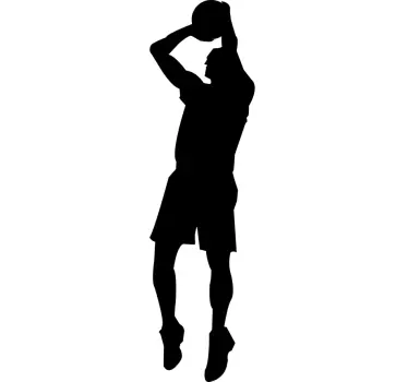 Basketballspieler Sticker - TenStickers