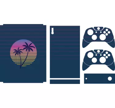 Xbox skin tropische dämmerungslandschaft - TenStickers