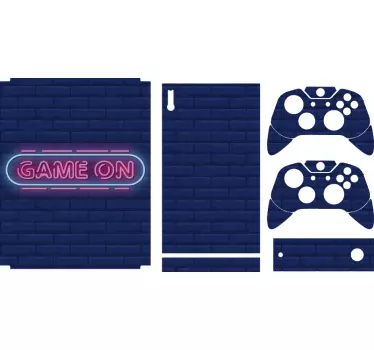 Xbox skin neon spiel etikett - TenStickers
