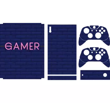 Xbox skin gamer ziegel vibes - TenStickers