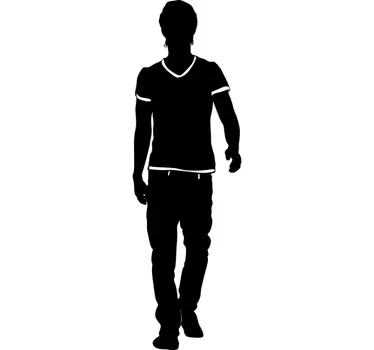 Männer Model Aufkleber - TenStickers