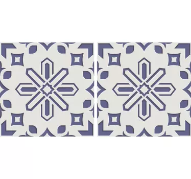 Fliesenaufkleber im geometrischen stil - TenStickers