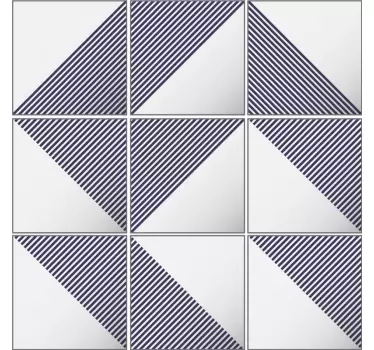 Fliesenaufkleber moderne geometrische muster - TenStickers