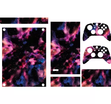 Xbox skin galaxy themenkonsole - TenStickers