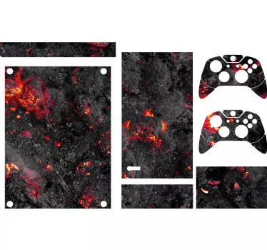 Xbox skin vulkanstruktur cover - TenStickers