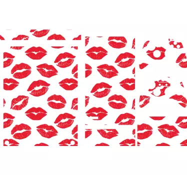 Xbox skin mit roten lippenabdrücken - TenStickers