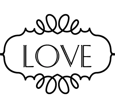 Wandtattoo Liebe Love - TenStickers
