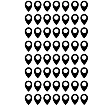 Ortmarkierung Aufkleber - TenStickers