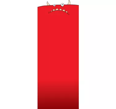 Monster Kühlschrank Folie - TenStickers