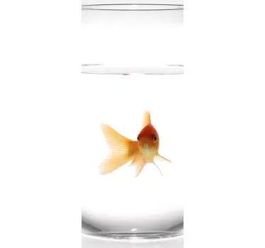 Goldfisch Kühlschrank Aufkleber - TenStickers