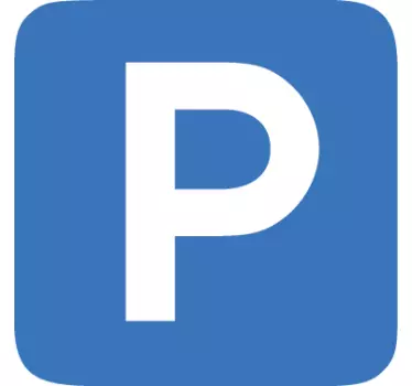 Parkplatz Schild Wandtattoo - TenStickers