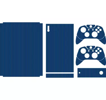 Xbox skin blaues gaming cover - TenStickers