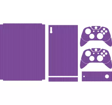 Xbox skin lila konsolenabdeckung - TenStickers