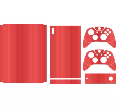 Xbox skin roter geometrischer controller - TenStickers