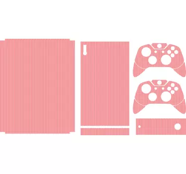 Xbox skin rosa strahlen cover - TenStickers