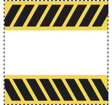 Warnlinien Aufkleber Lichtschalter - TenStickers