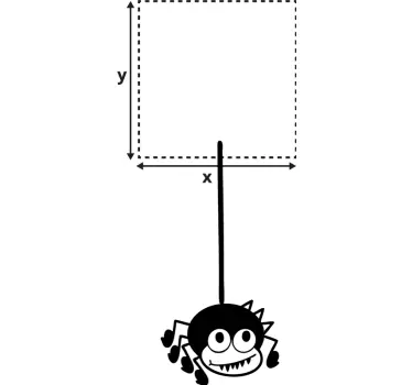 Lichtschalter Sticker Comic Spinne - TenStickers