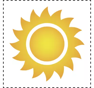 Sonne Lichtschalter Aufkleber - TenStickers