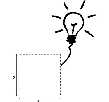 Glühlampe Idee Aufkleber - TenStickers