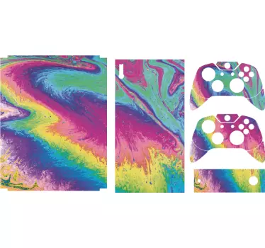 Xbox skin bunte konsolenabdeckung - TenStickers