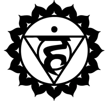 Wandtattoo Zeichen Chakra visuddha - TenStickers