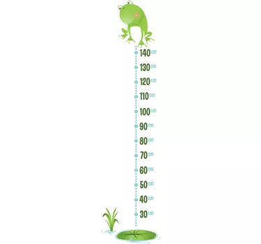 Frosch Maßband Aufkleber - TenStickers