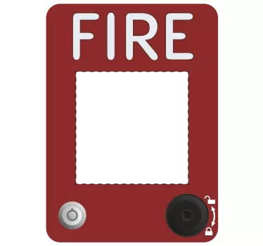 Lichtschalter aufkleber brandmeldepanel - TenStickers