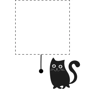 Lichtschalter aufkleber mit niedlicher katzenkunst - TenStickers