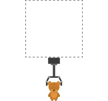 Lichtschalter Aufkleber spielzeug-bärenklaue - TenStickers
