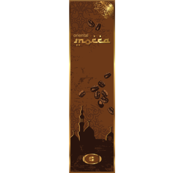 Mocca Kühlschrank Aufkleber - TenStickers