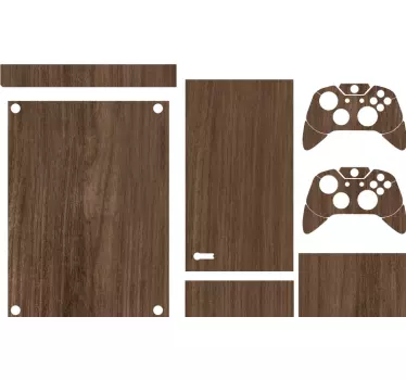 Xbox Skin holzmaserung-zubehörset - TenStickers