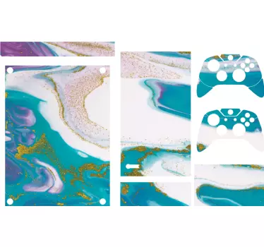 Xbox skin mit marmor muster akzent - TenStickers