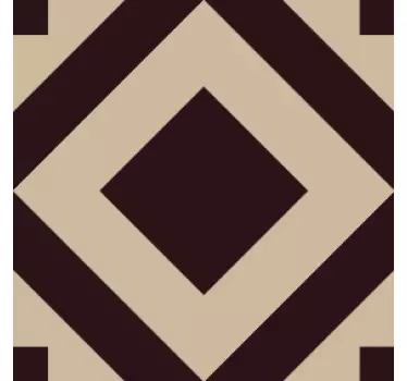 Fliesenaufkleber geometrisches rautenmuster - TenStickers