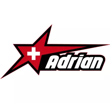 Motorrad Aufkleber Schweizer Flagge mit Name - TenStickers