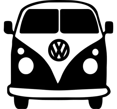 Tuning Aufkleber klassische van-silhouette - TenStickers
