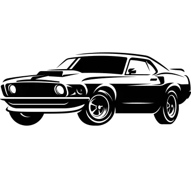 Autoaufkleber muskelsilhouette - TenStickers