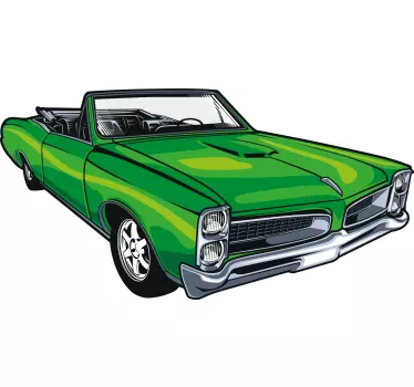 Autoaufkleber klassisches cabrio - TenStickers