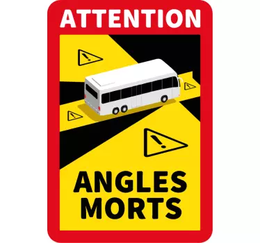 Aufkleber Schilder Tote winkel - TenStickers