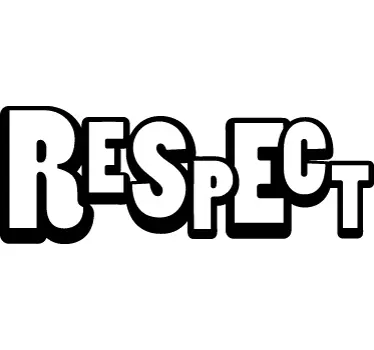Sticker Respect Aretha Franklin - TenStickers
