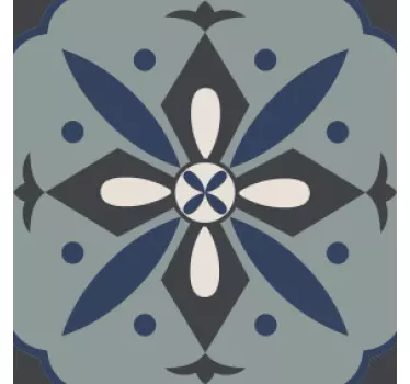 Fliesenaufkleber geometrisches blumenmuster - TenStickers
