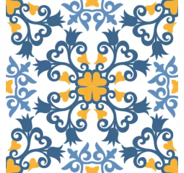 Fliesenaufkleber kunstvolles musterdesign - TenStickers
