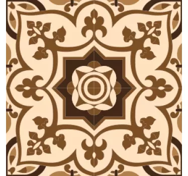 Fliesenaufkleber elegantes bodenmuster - TenStickers