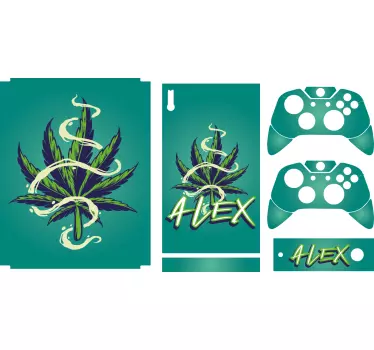 Xbox Skin individuelles marihuana-design - TenStickers