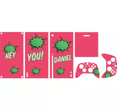 Xbox skin mit comic style aufklebern - TenStickers