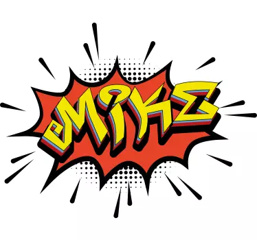 Personalisierte Sticker Graffiti im bombenstil - TenStickers